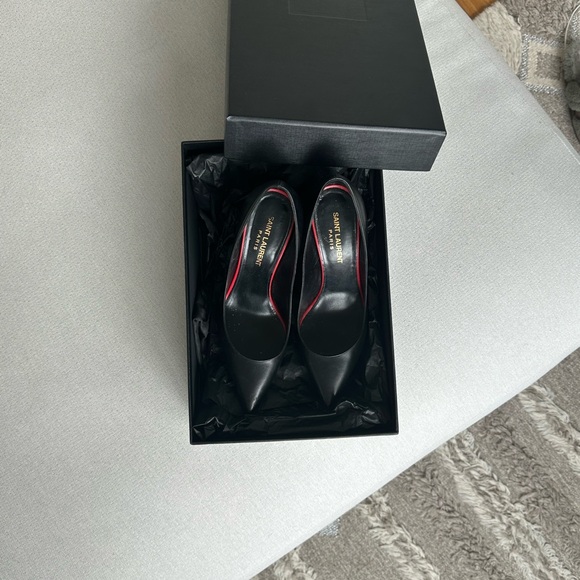 YSL Saint Laurent Anja 105 Leather Pumps - Picture 5 of 10